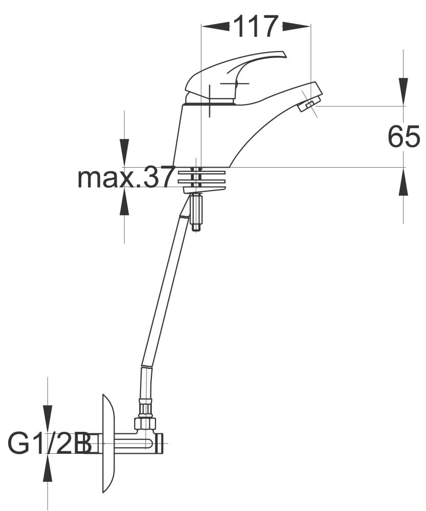 Unitas Armature for Washbasin s10