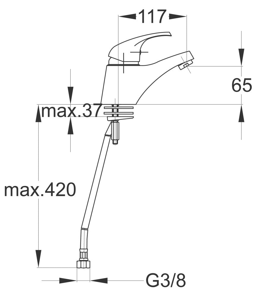 Unitas Armature for Washbasin s10