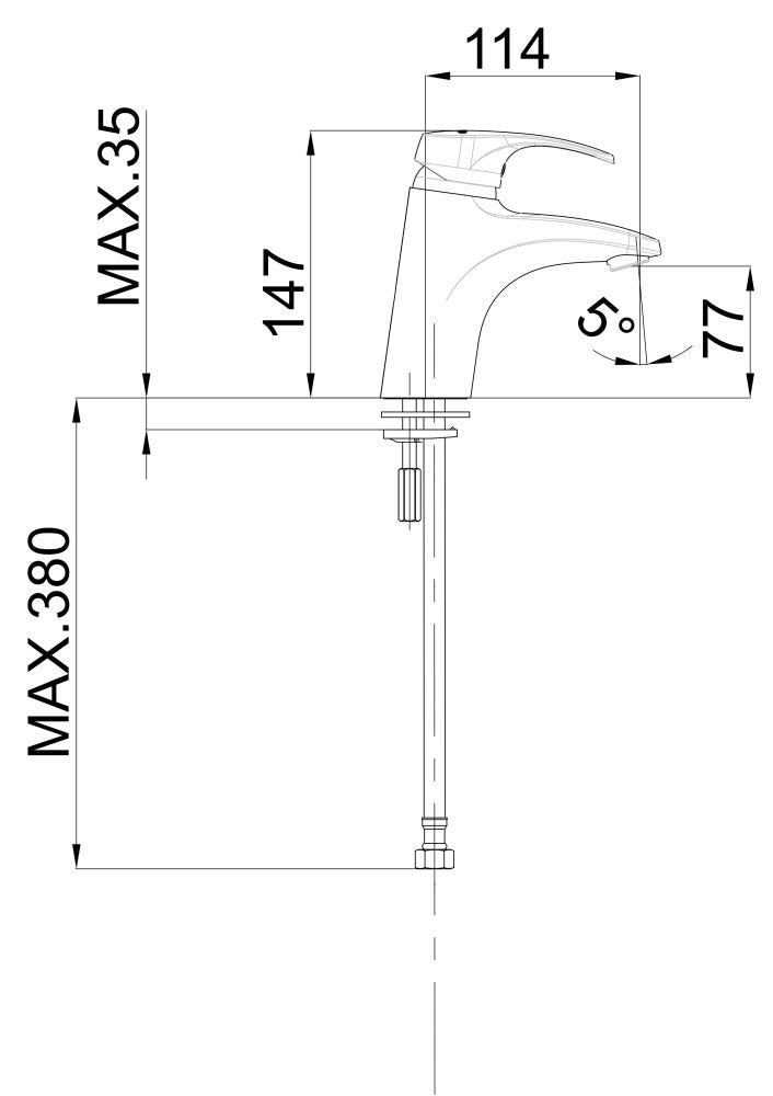 Unitas WASHBASIN FAUCET Harmony h10