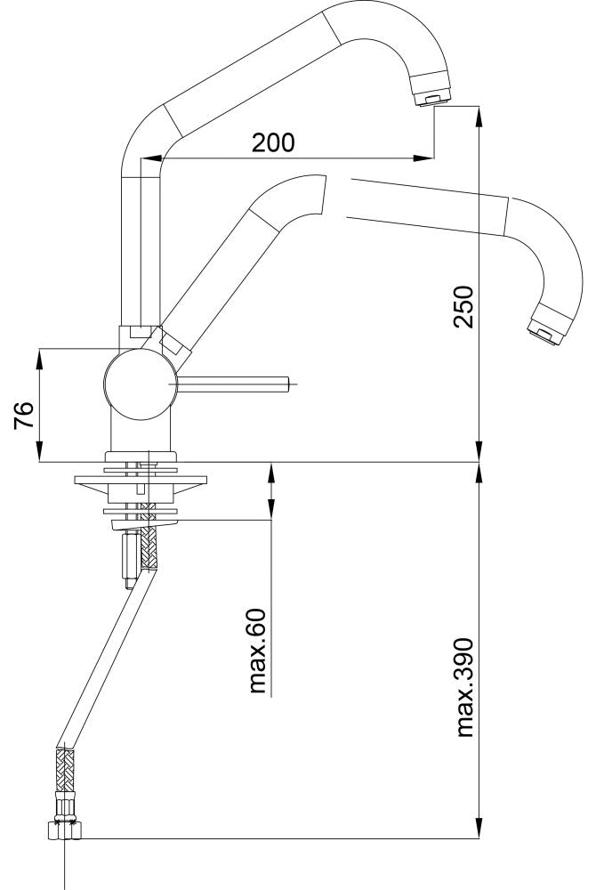 Unitas KITCHEN FITTINGS - FOLDING Fresh f24