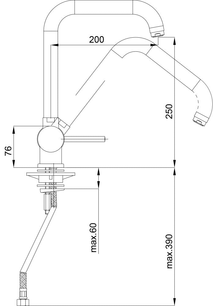 Unitas KITCHEN FITTINGS - FOLDING Fresh f23 