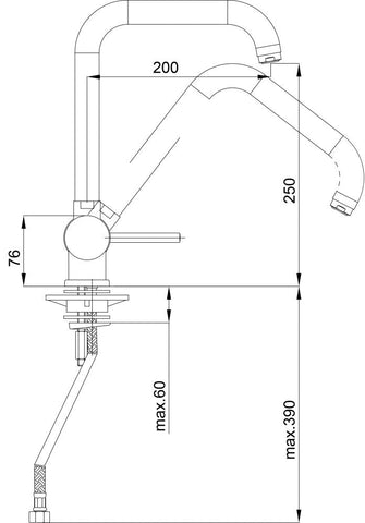 Unitas KITCHEN FITTINGS - FOLDING Fresh f23 