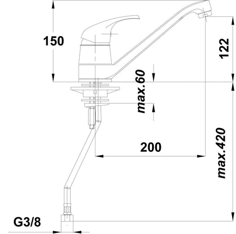 Unitas KITCHEN FITTINGS Simpaty s21