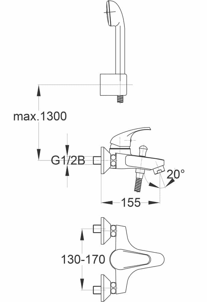 Unitas Armature for Tub S30