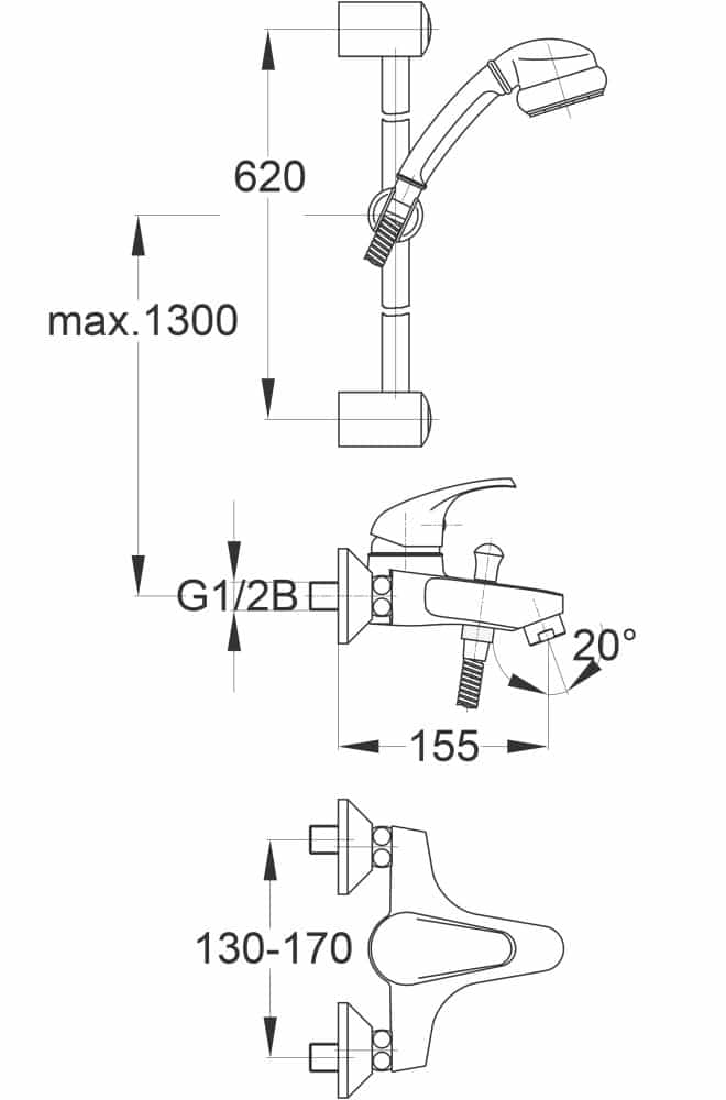 Unitas Armature for Tub S30