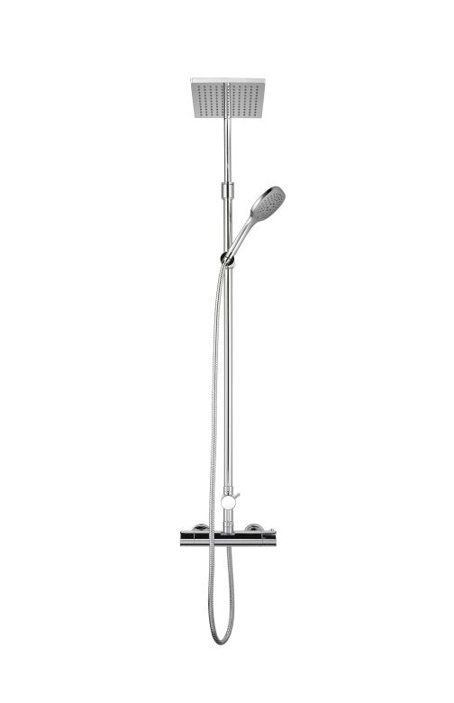 Unitas Fresh thermostatic shower with fixed shower thermo f150