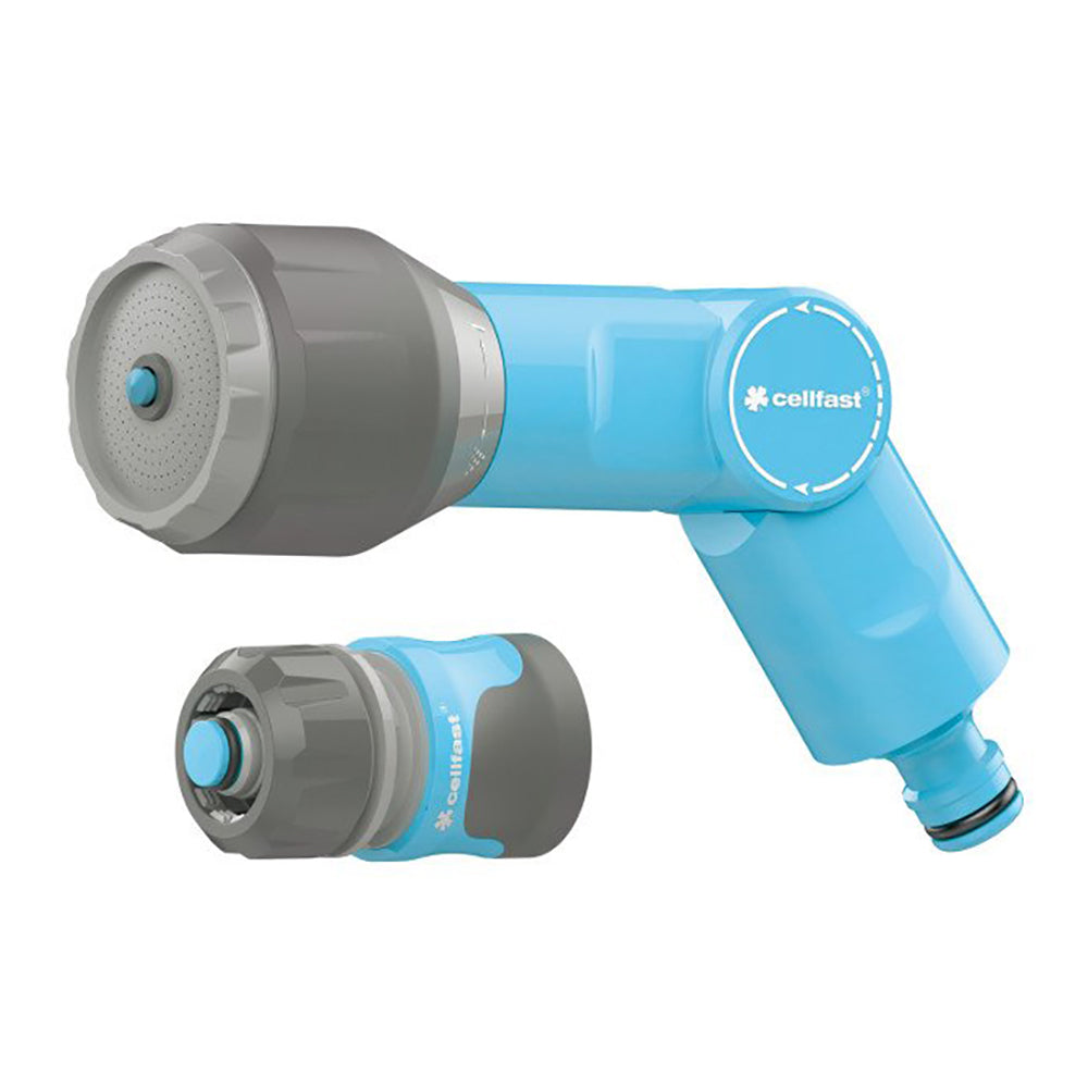 CELLFAST WATER SPRAY GUN IDEAL VARIANT With connector, on a cardboard hanger. 1/2"