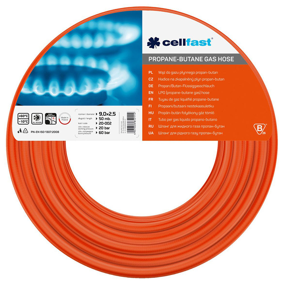 CELLFAST PIPE TECHNICAL For propane - butane. S14 - A. 9mm/3.0mm/60m