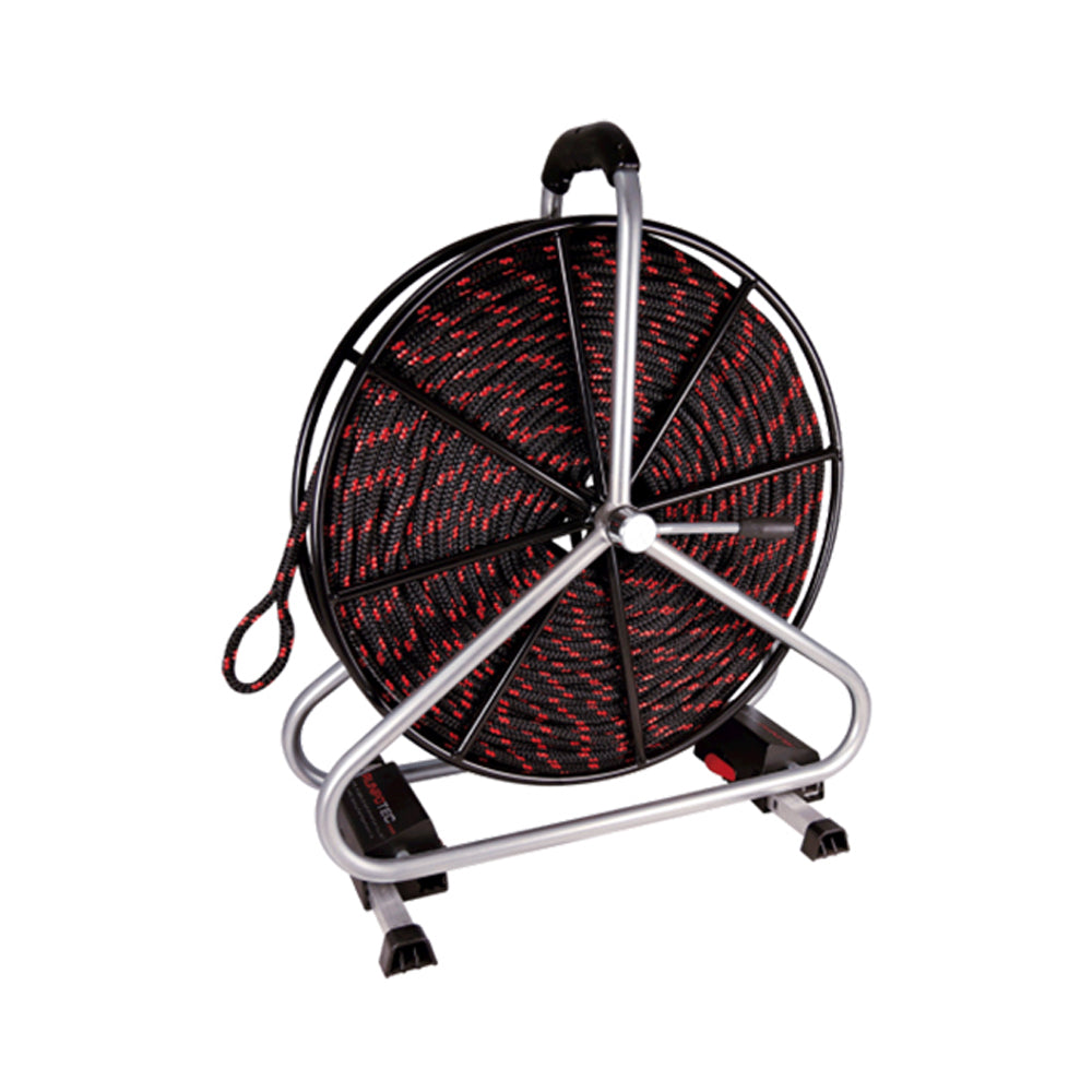 RUNPOTEC CABLE DRAWING ROPE On a metal stand, up to 1100 kg. fi 8mm/120m