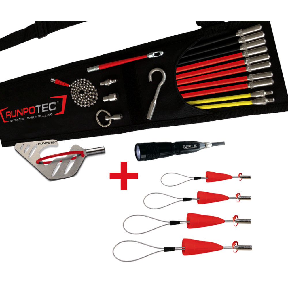 RUNPOTEC SET RUNPOSTICKS COMFORT + RUNPOFIX LOOPS Packed in a bag. 19-piece set + 4 loops