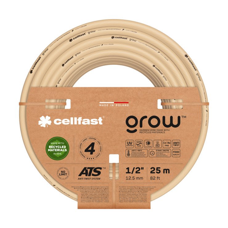 CELLFAST GROW WATER PIPE Four-layer. 1/2"-25m/27bar