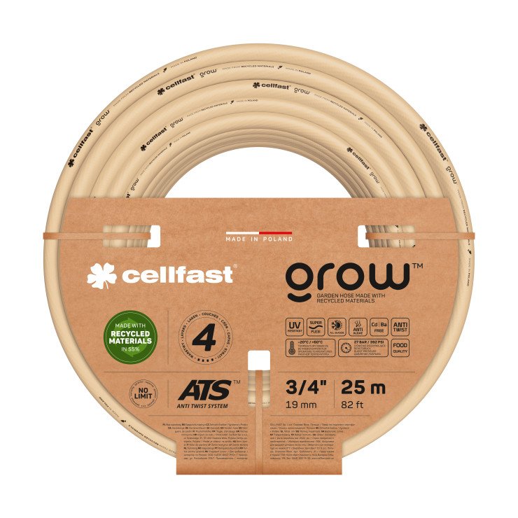 CELLFAST GROW WATER PIPE Four-layer. 3/4"-25m/27bar