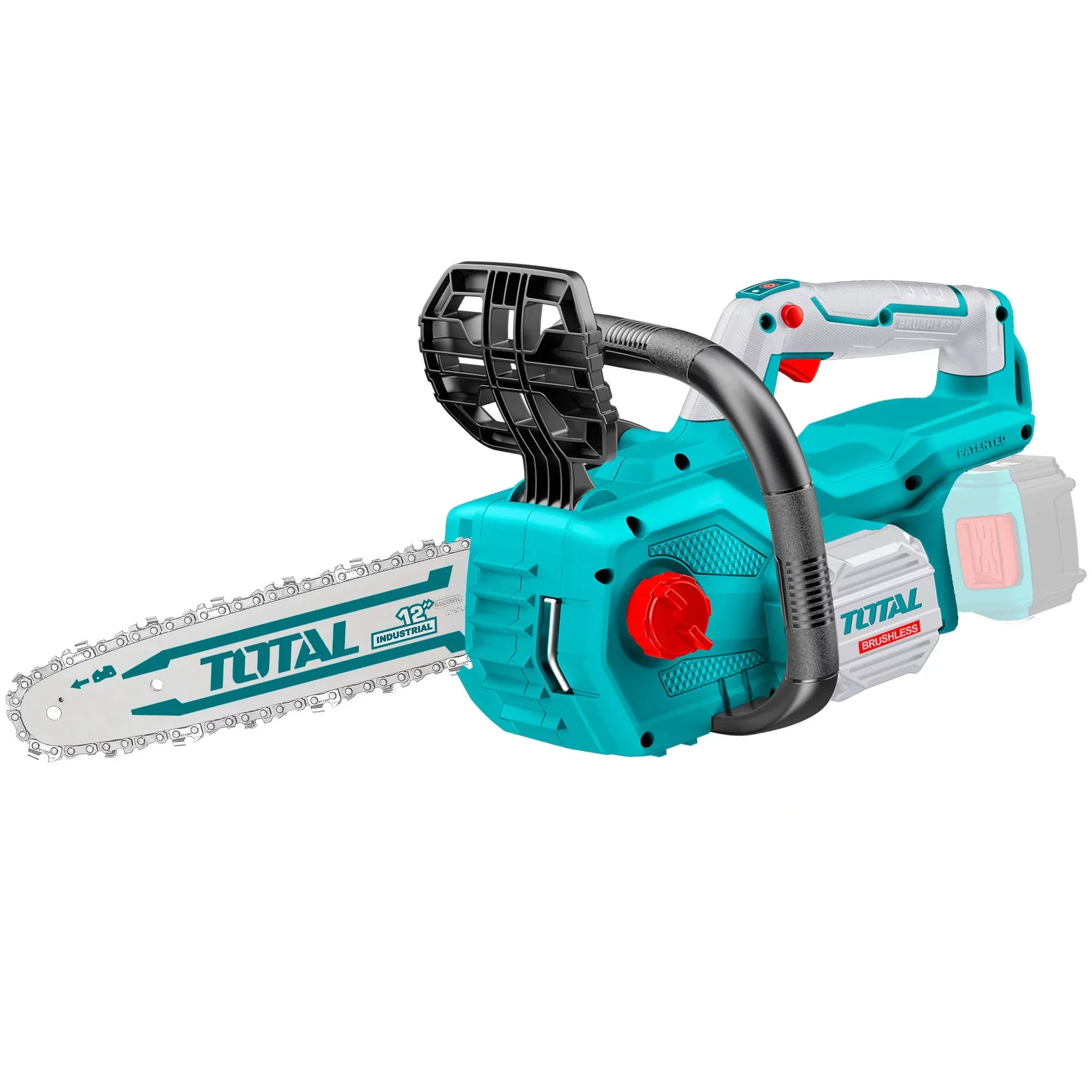 Cordless chainsaw 300mm/20V/2.0Ah-7.5Ah/P20S/ INDUSTRIAL (Without battery) (TGSLI20128) Total