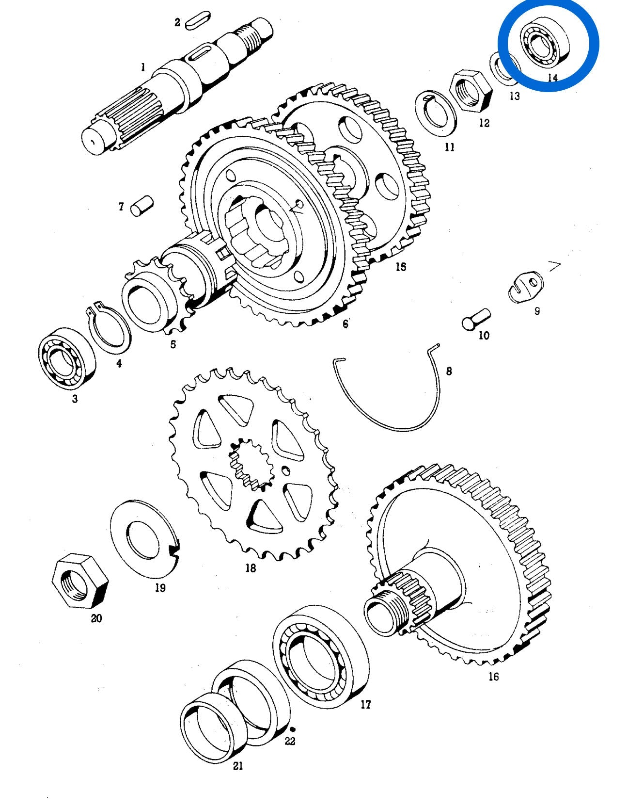 Bearing 10x26x8 6000 ZZ from FAG