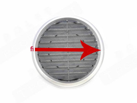 Plastic vent with mesh