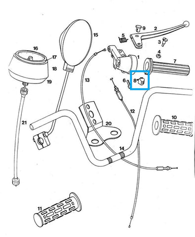 Gas limiter handles (206790)