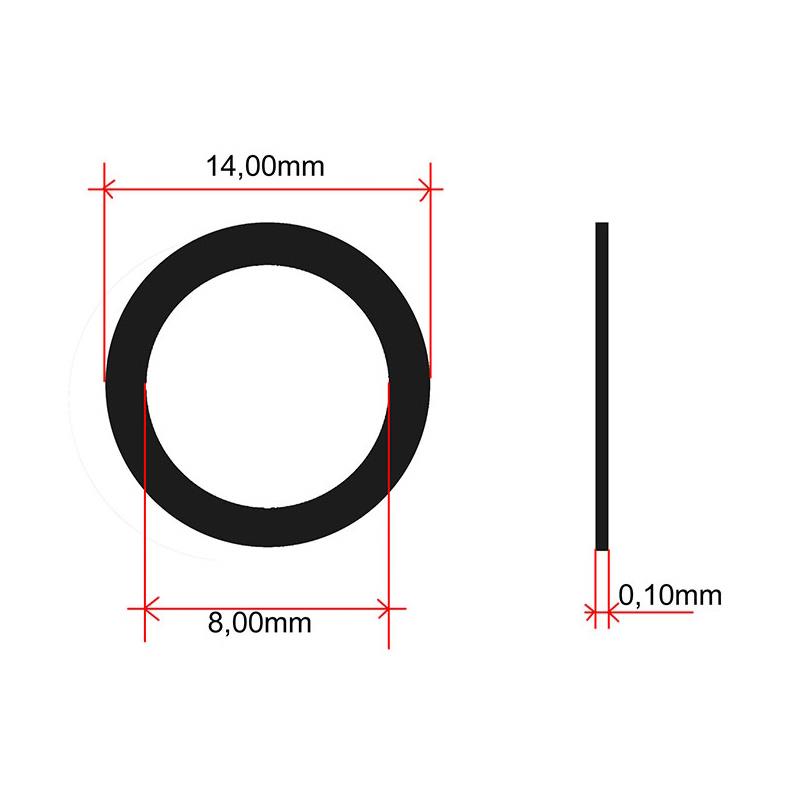 Oil screw sealing washer 8x14mm 044582