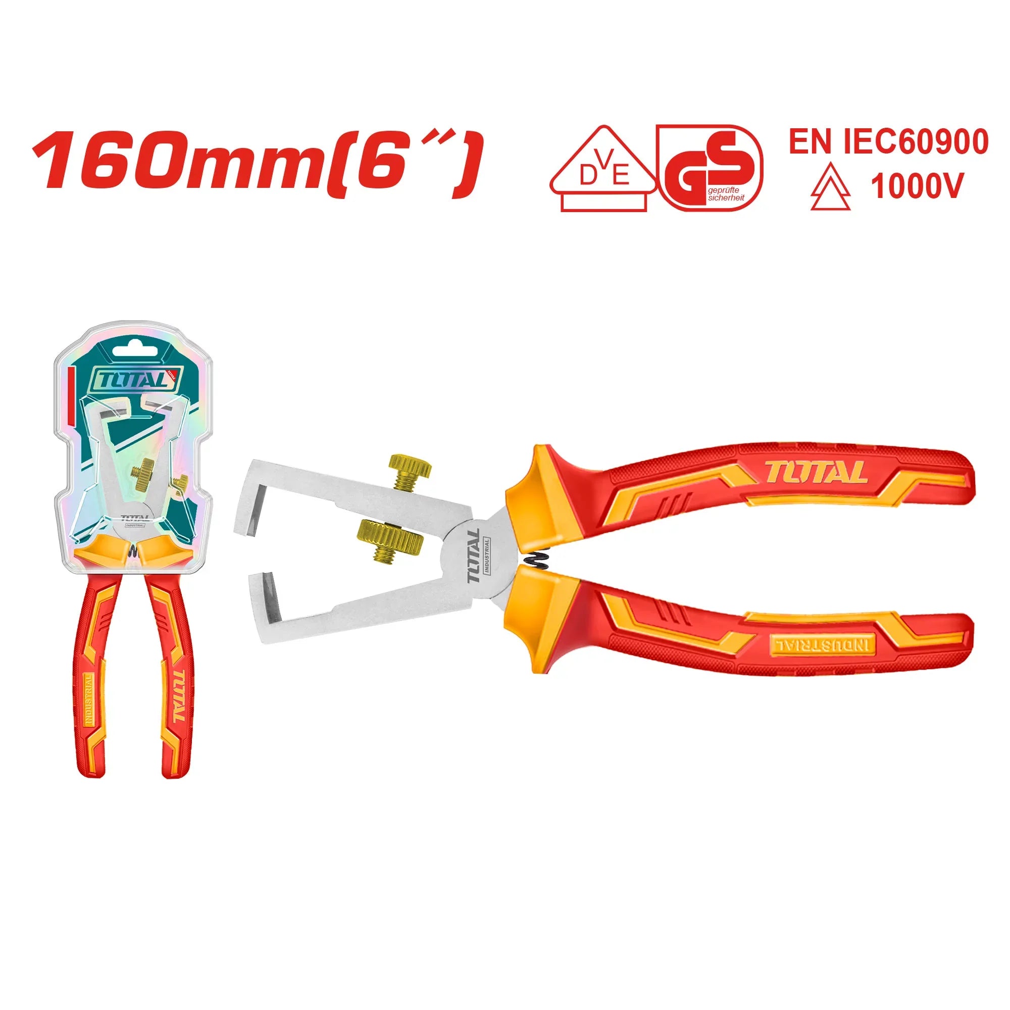 Pliers for removing insulated wire 160mm /INDUSTRIAL (THTIP2661) TOTAL