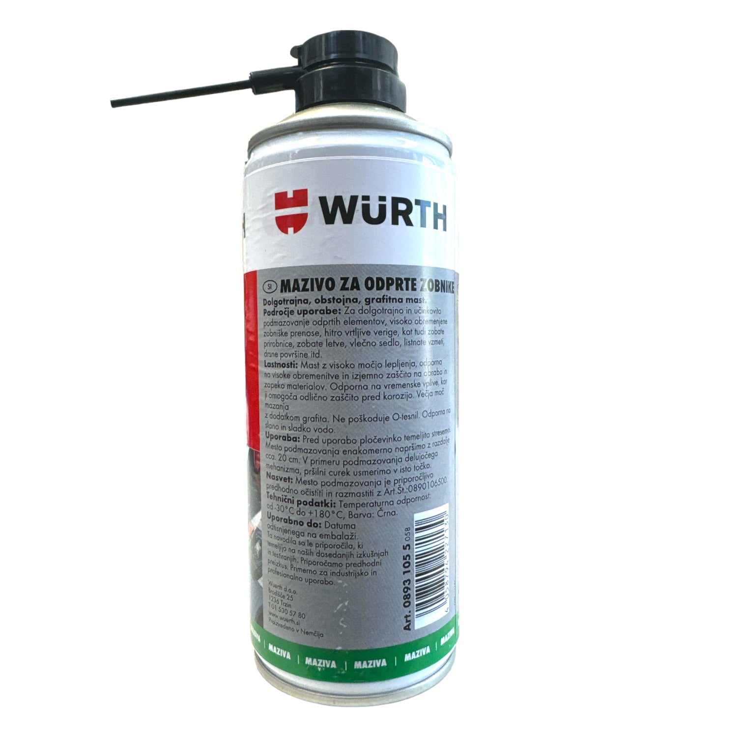 Lubricant for open gears black Würth