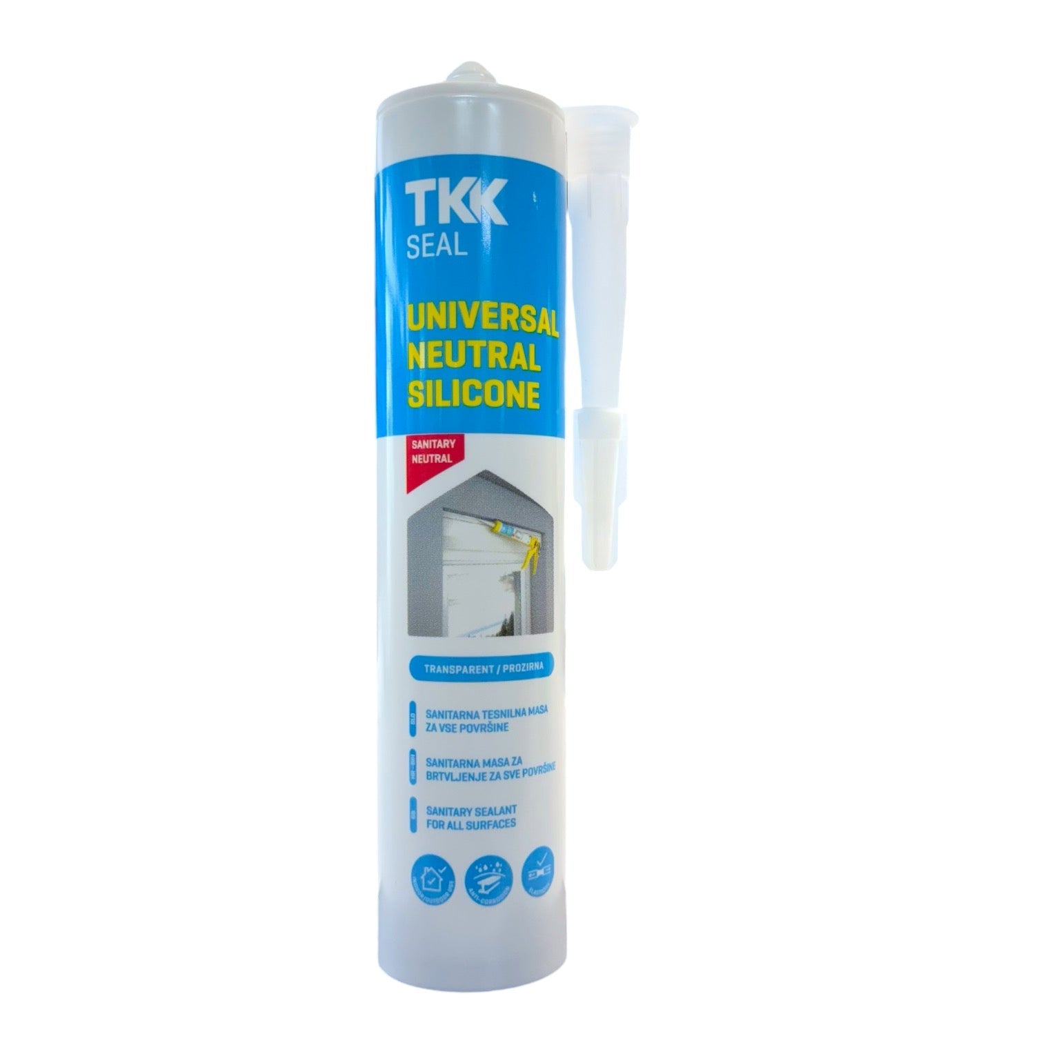 Tkk Universal Neutral silicone sanitary neutral Transparent