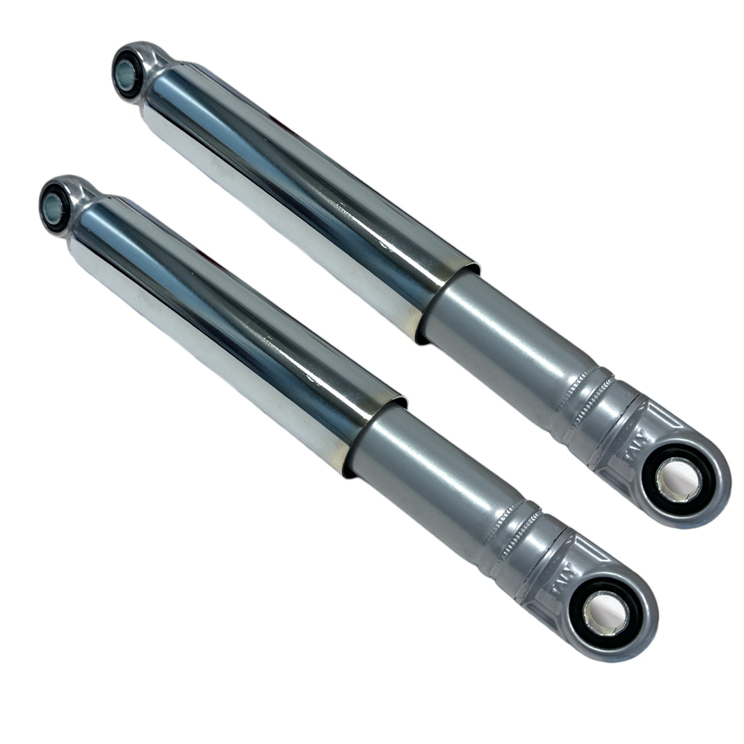 Shock absorber for Tomos - 260 mm (PAR) chrome/grey