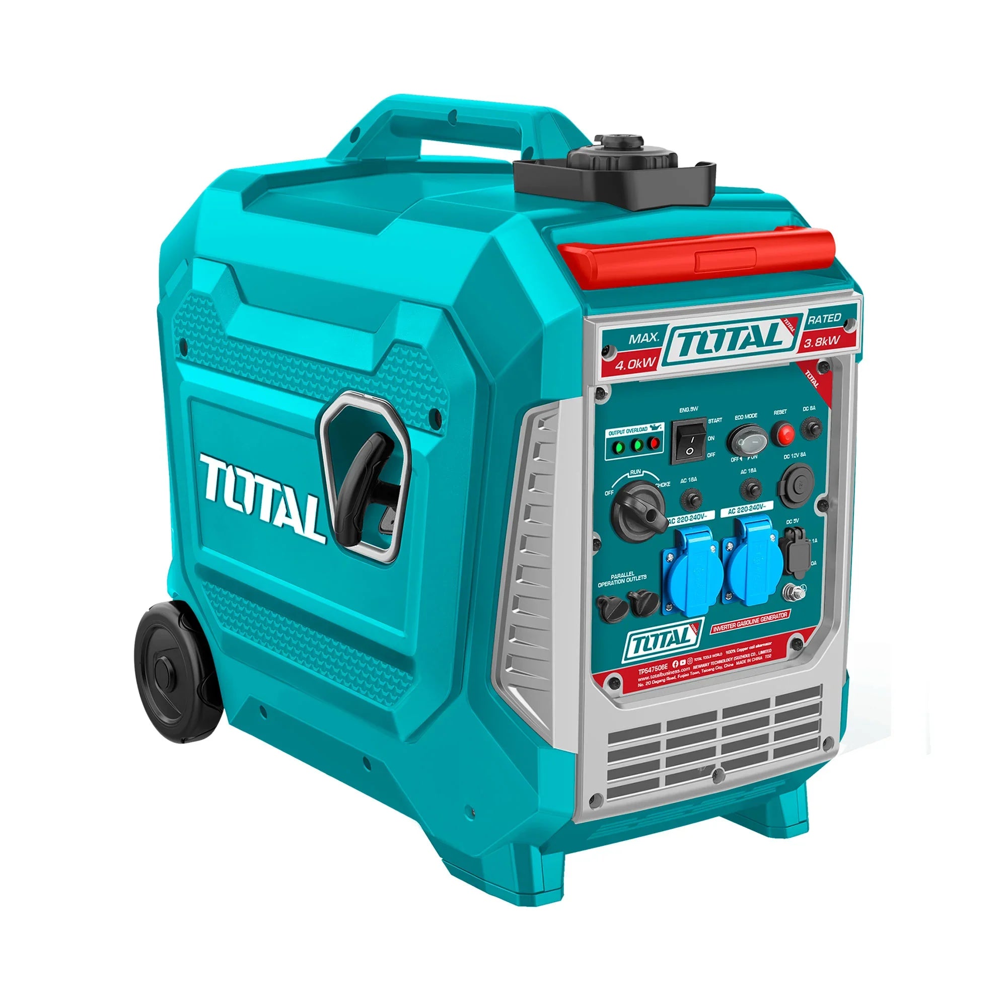 Inverter gasoline generator 4KW/12L/ INDUSTRIAL (TP547506E) TOTAL