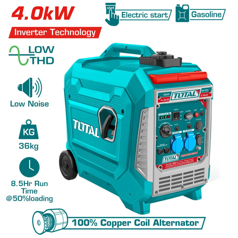 Inverter gasoline generator 4KW/12L/ INDUSTRIAL (TP547506E) TOTAL