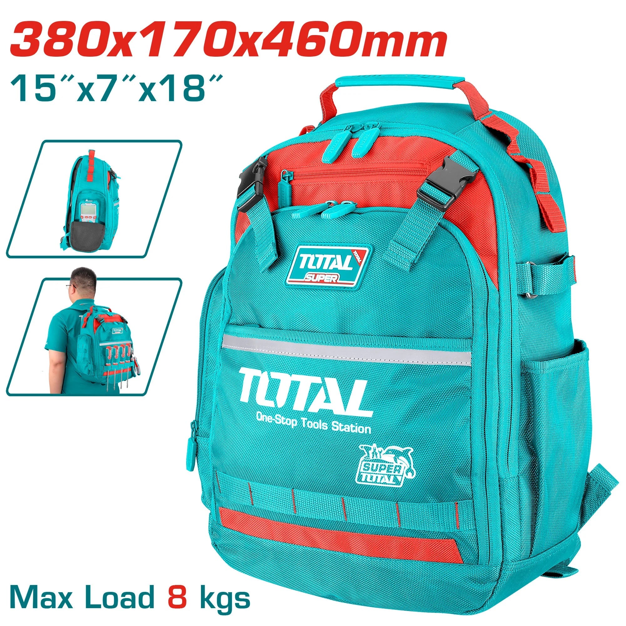 Tool backpack 025 8kg/ INDUSTRIAL (THBP02025) TOTAL