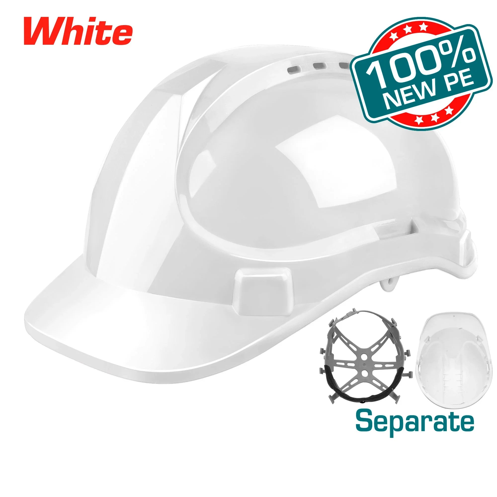 Safety helmet 09 White/330g (TSP2609) TOTAL