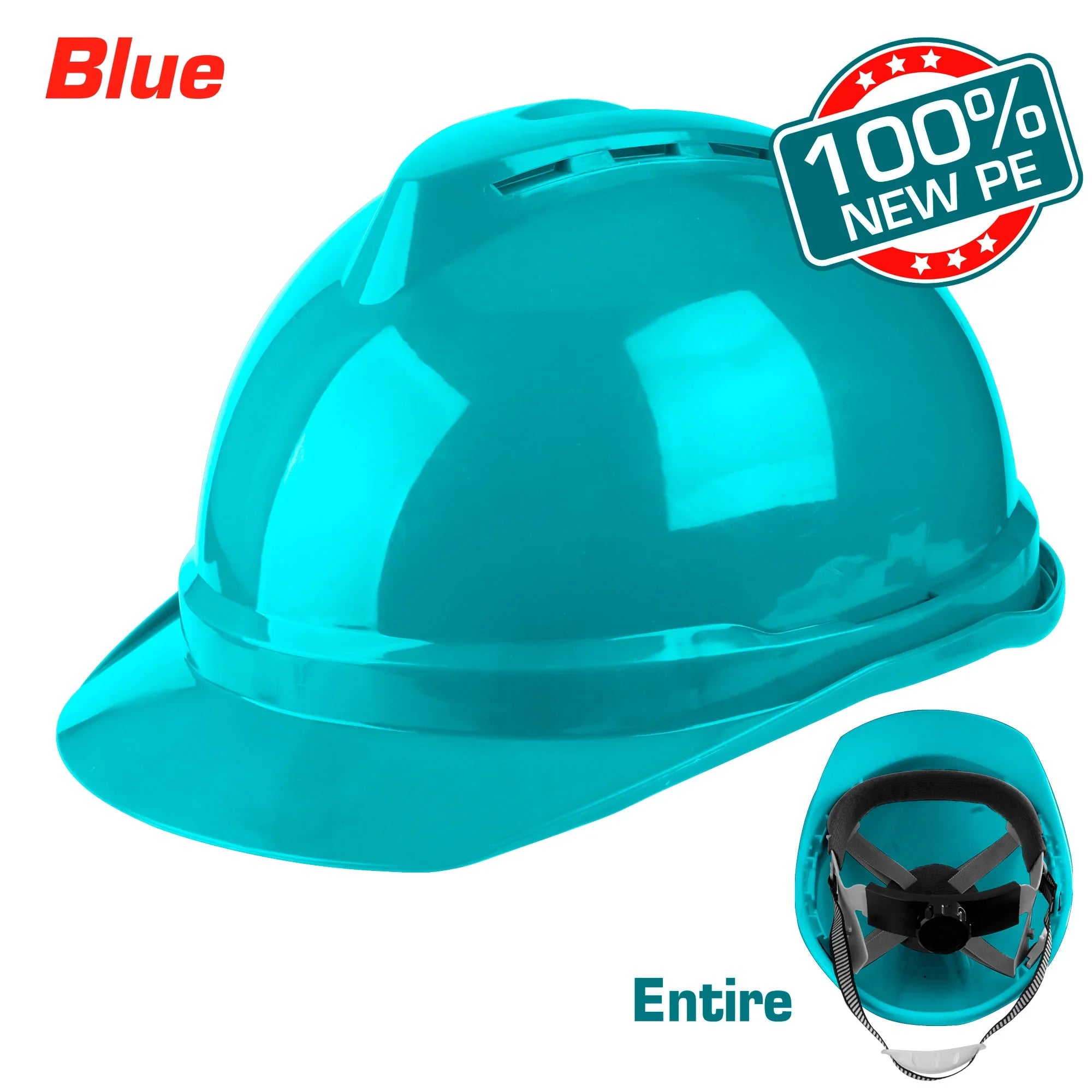 Safety helmet 01 Blue/380g/ INDUSTRIAL (TSP2601) TOTAL