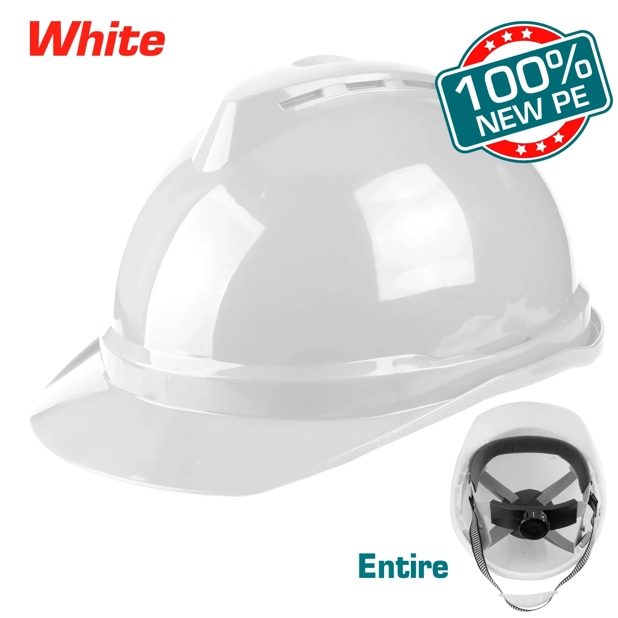 Safety helmet 02 White/ INDUSTRIAL (TSP2602) TOTAL