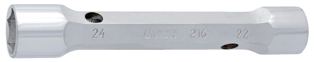 UNIOR TUBULAR DOUBLE-SIDED FORGED WRENCH Art.216/1 18x19 mm (615235)