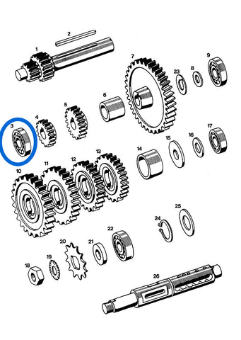 Bearing 12x32x10 6201 2rs from FAG