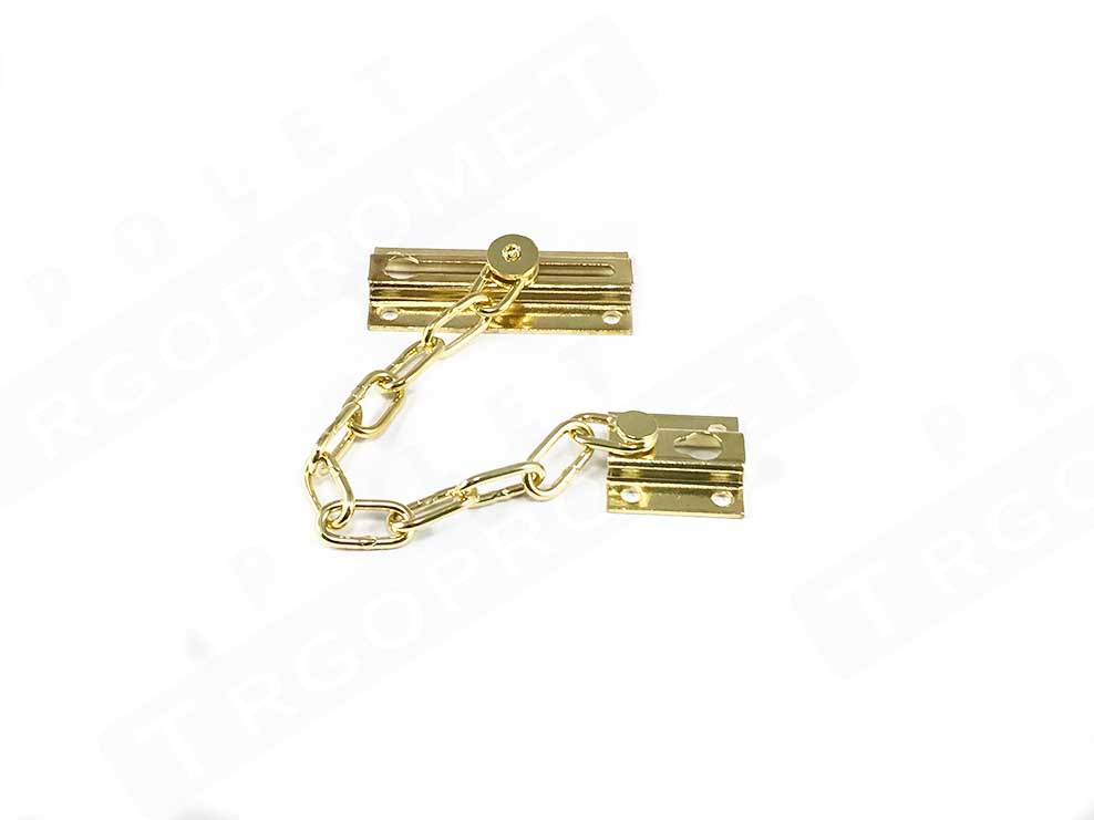 Additional lock on the chain - gold