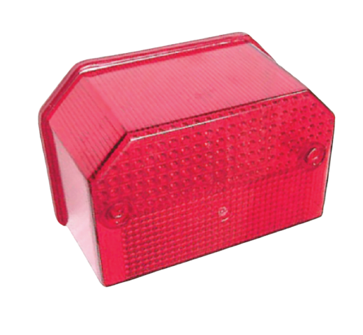 Brake light glass