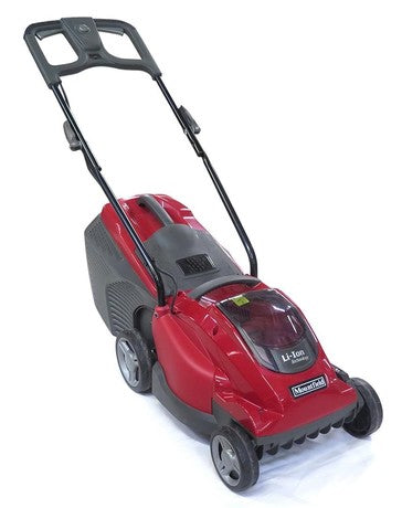 MOUNTFIELD EL340Li BAT. MOWER, 34cm, WITH BASKET 35L