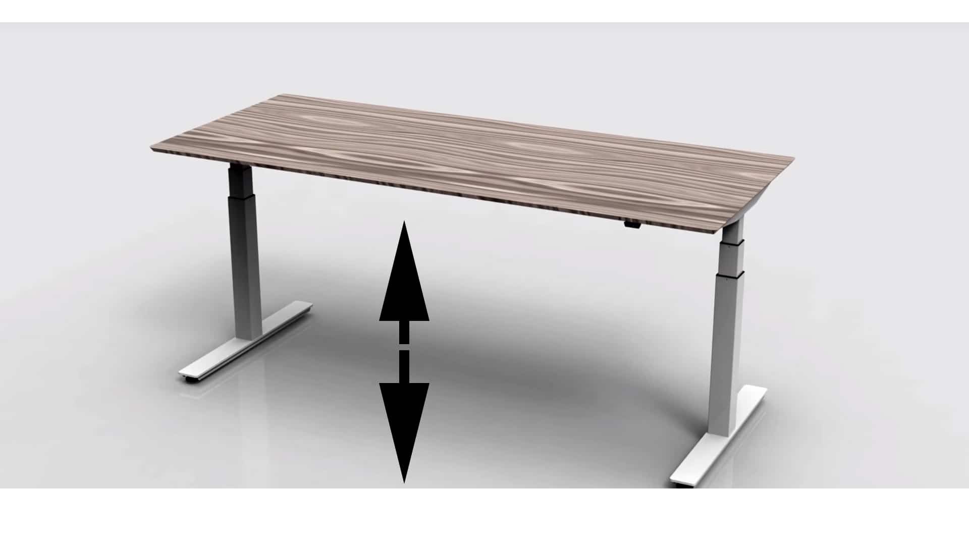 Height-adjustable table base
