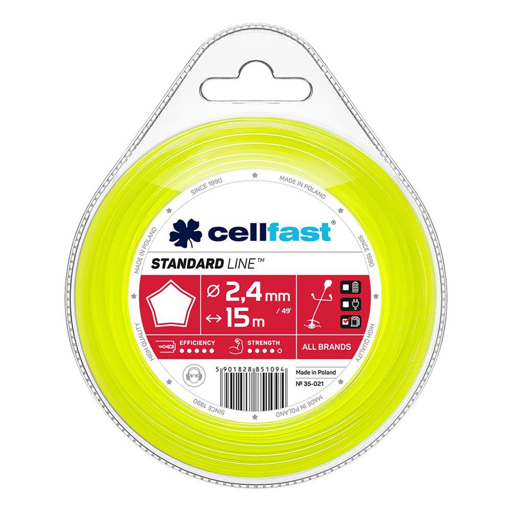 CELLFAST MOWER THREAD Nylon, star. 2.4mm/15m