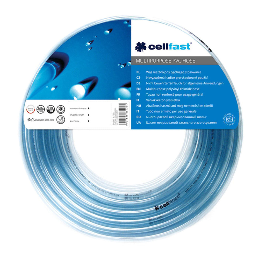 CELLFAST PIPE TECHNICAL Polyvinyl chloride pipe. 12mm/2mm/50m