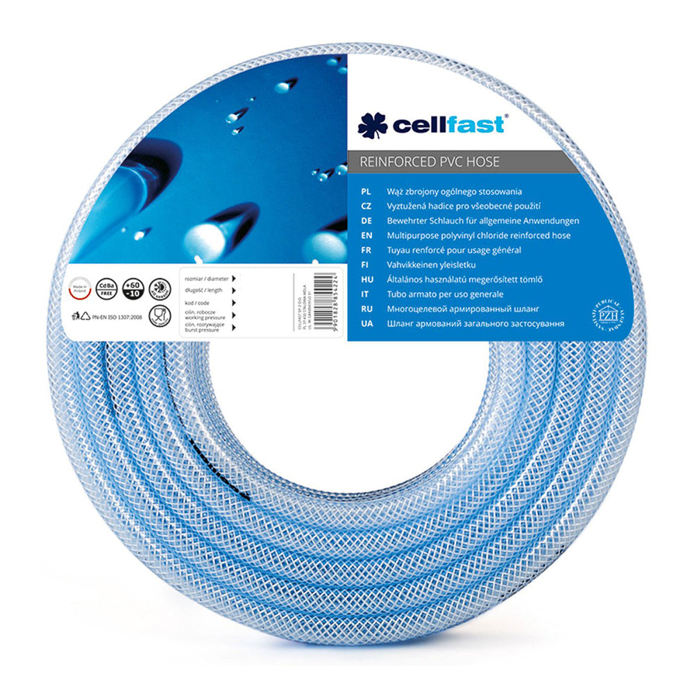 CELLFAST PIPE TECHNICAL Reinforced polyvinyl chloride pipe. 16mm/3.5mm/30m