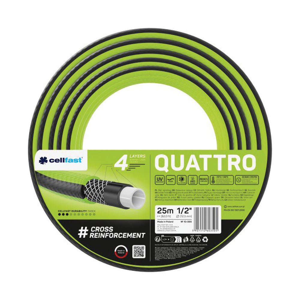 CELLFAST WATER PIPE QUATTRO Four-layer pipe. 1/2''-50m/20bar