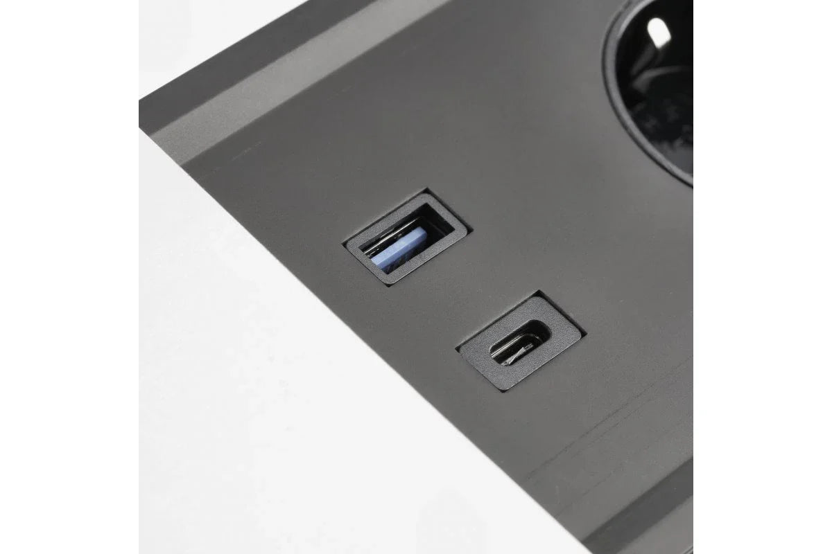 Built-in socket Gtv Prestino AE-PB2SPRES Aluminum