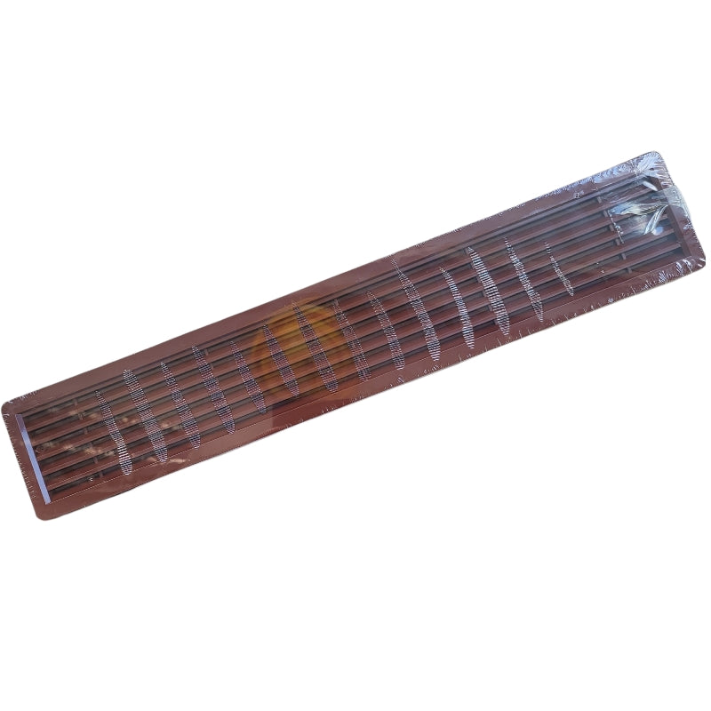 Plastic door vent 500x90 brown