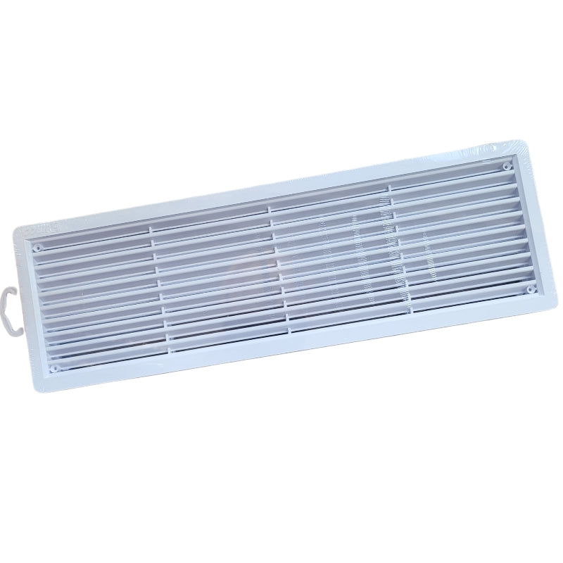 Plastic door vent 400x130mm white