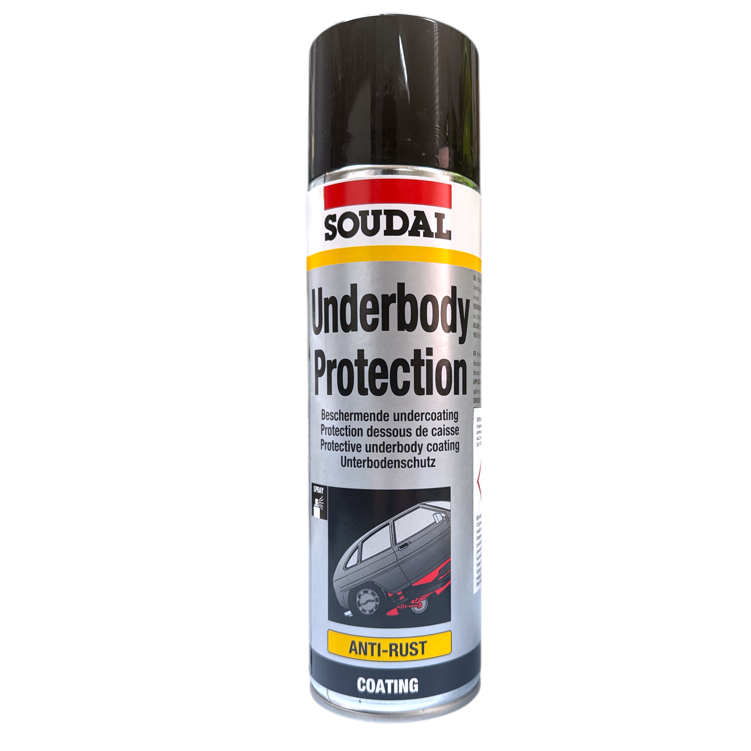 SOUDAL Floor protection bitumen spray (underbody protection) 500ml Black