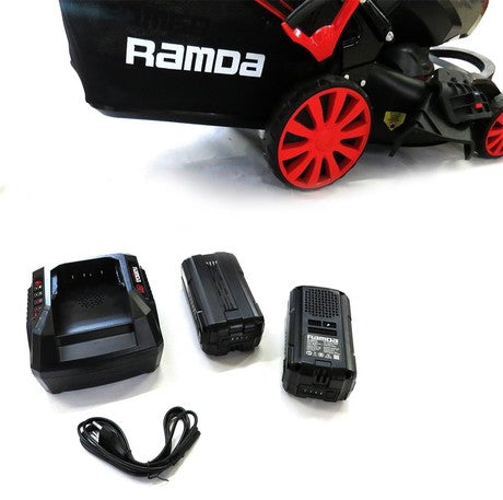 RAMDA ZE46 BATTERIES. MOWER 40V, 46cm, 2xBAT. 4Ah+CHARGER