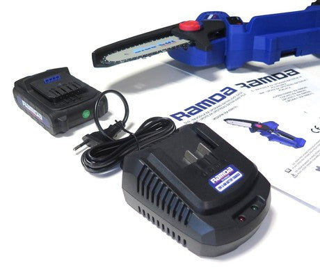 RAMDA BATTERY SAW 20V, blade 13cm, 2x BATTERY 2.5Ah + CHARGERS