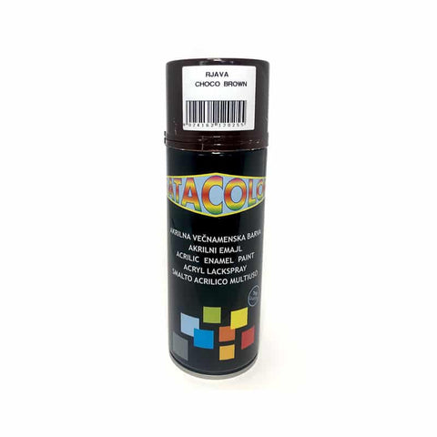 CHOCOLATE BROWN - Acrylic multipurpose spray paint RAL 8017