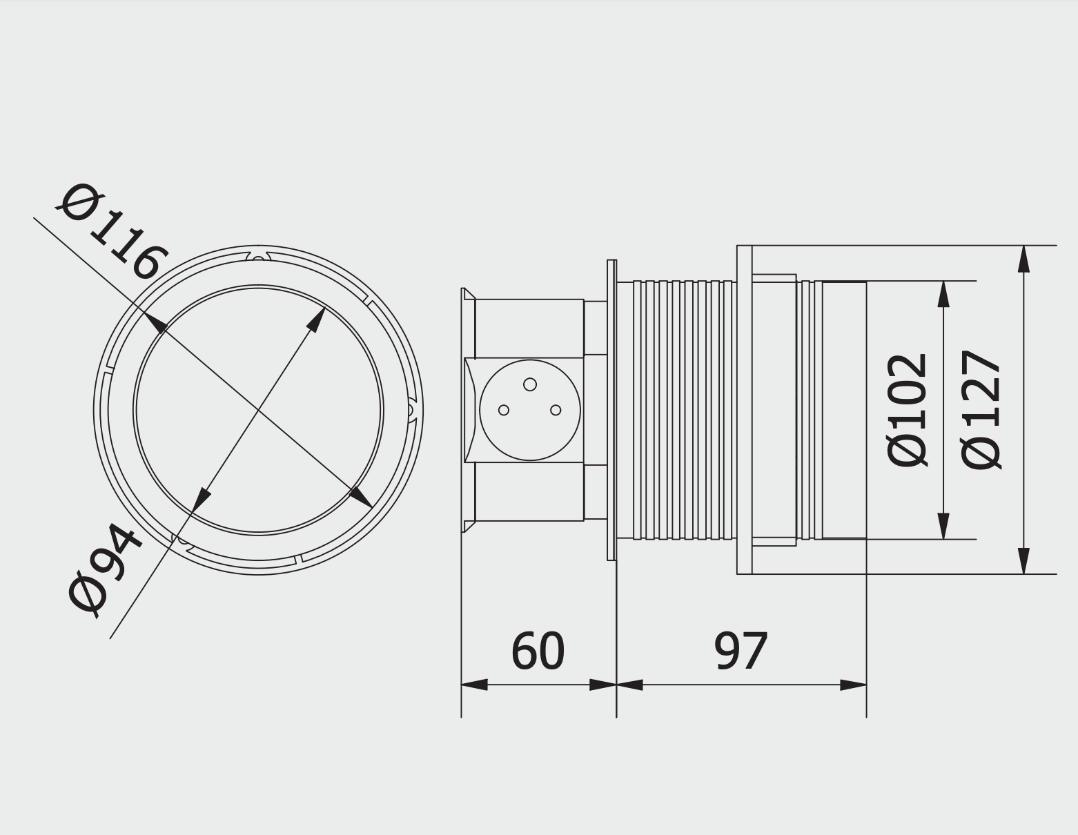 BUILT-IN PTO PLUG AE-BPW4S100-53