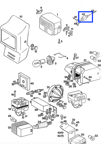 Brake foot stop switch (217385)